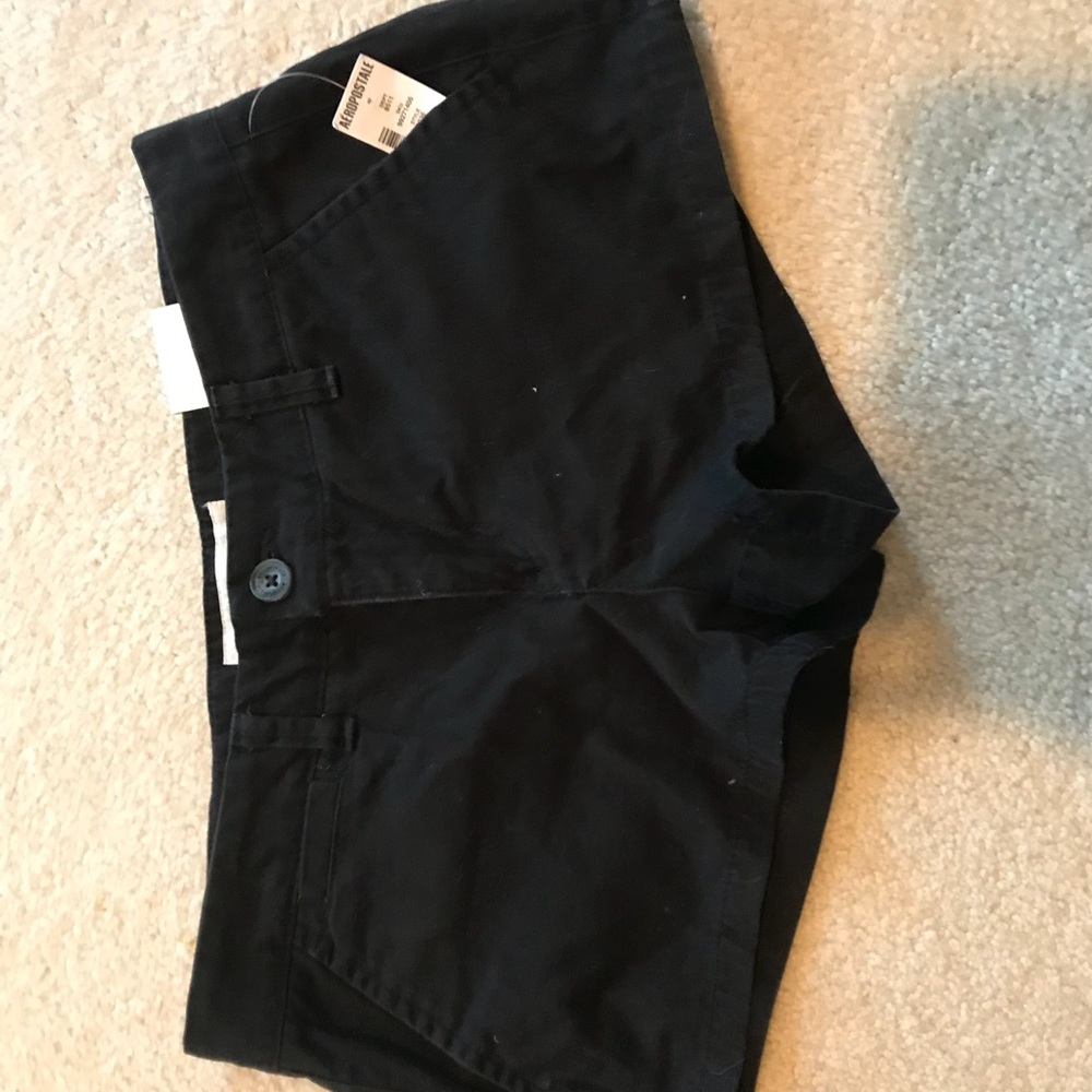 Black short shorts